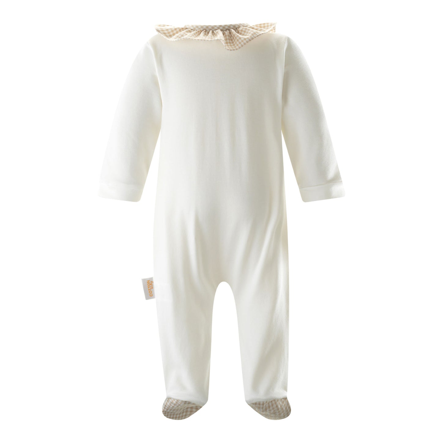 Gingham Collar Babygro