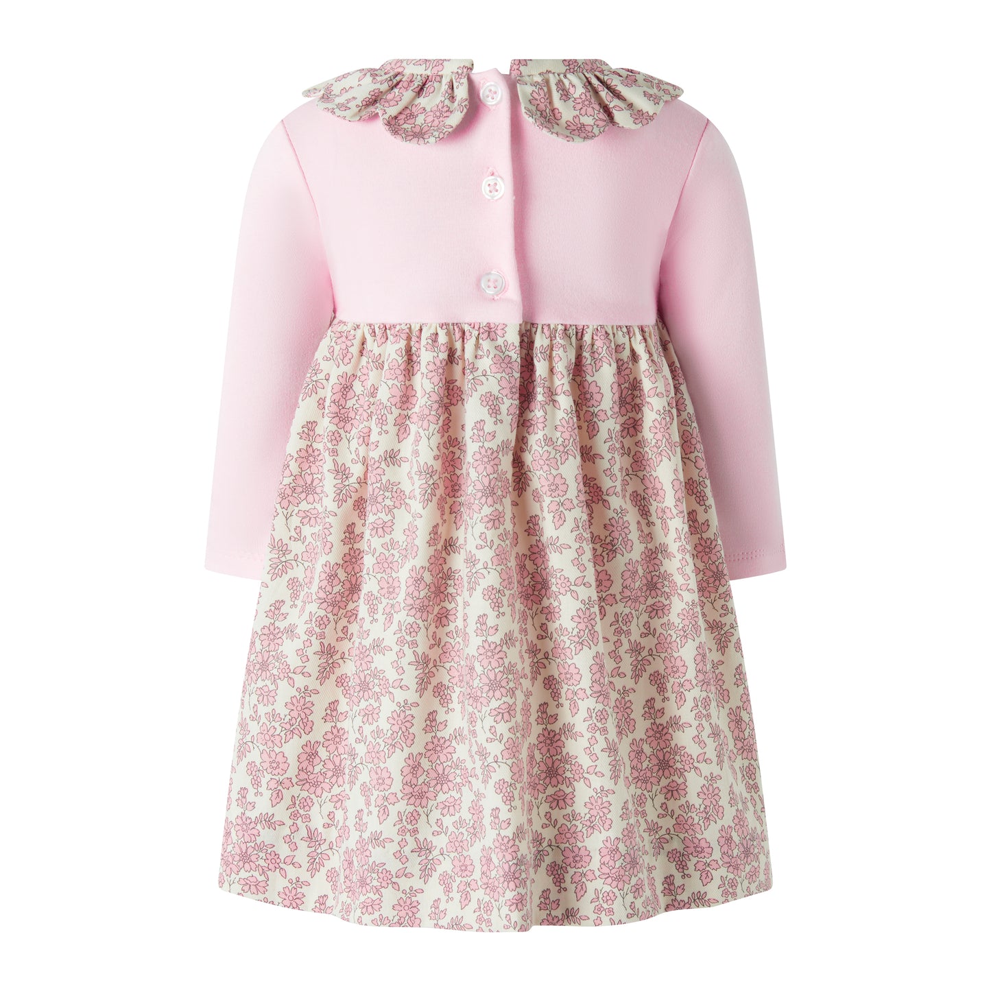 Floral Frill Collar Dress