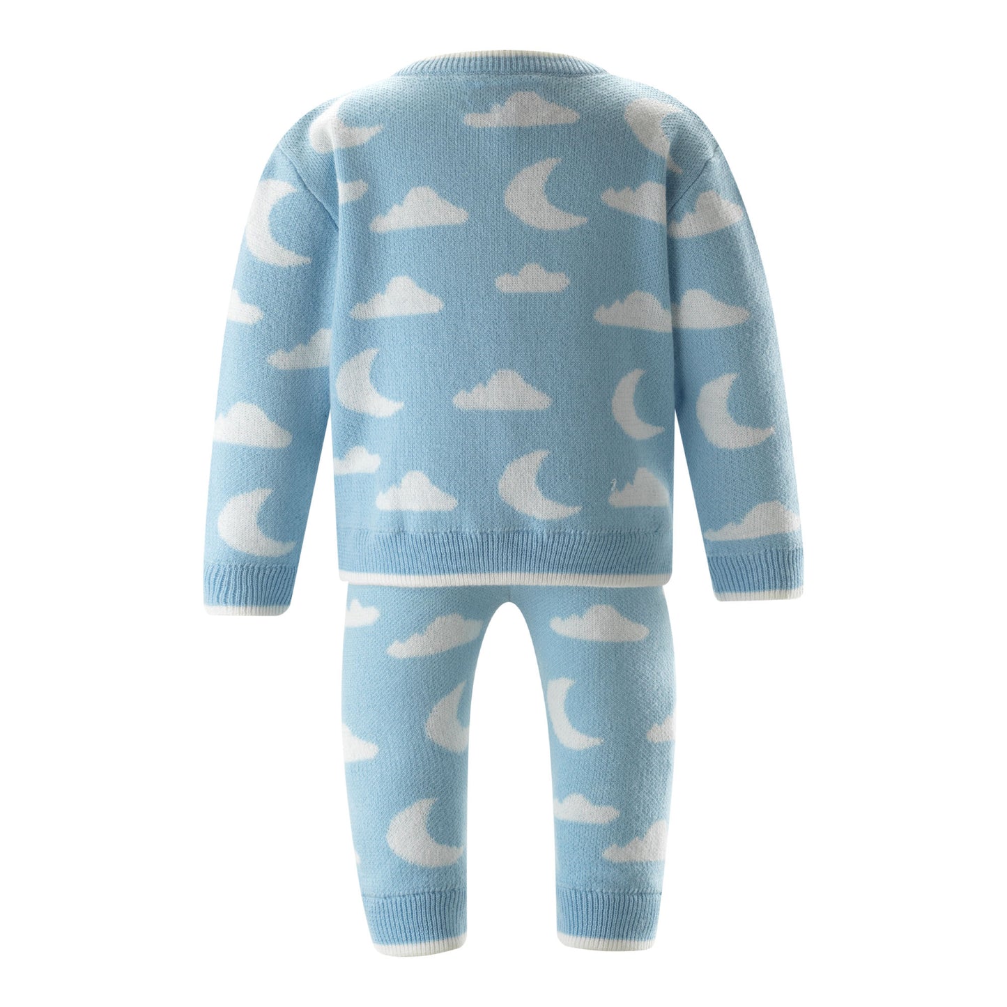 Cloud and Moon Knit Sweater and Leggings Set