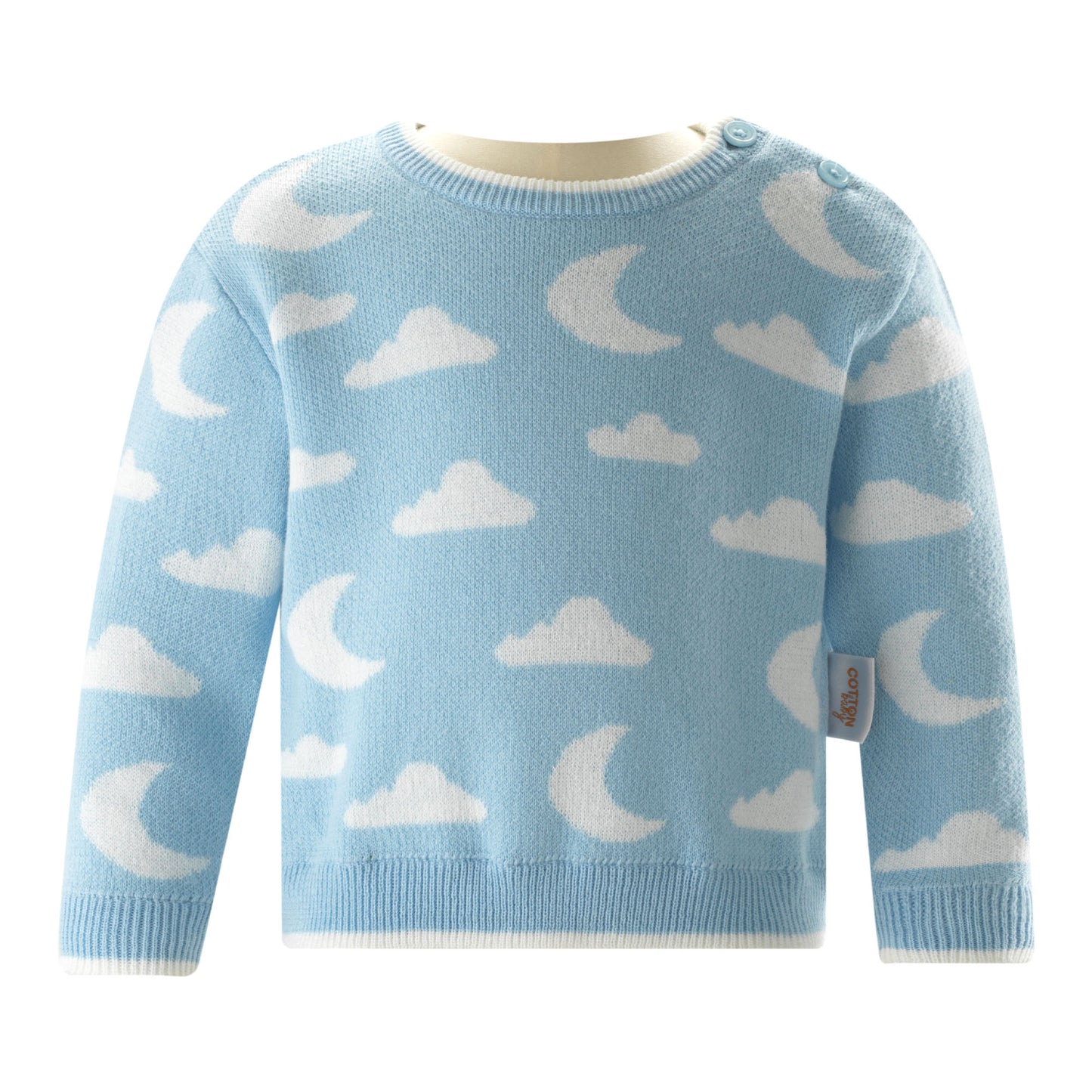 Cloud and Moon Knit Sweater and Leggings Set