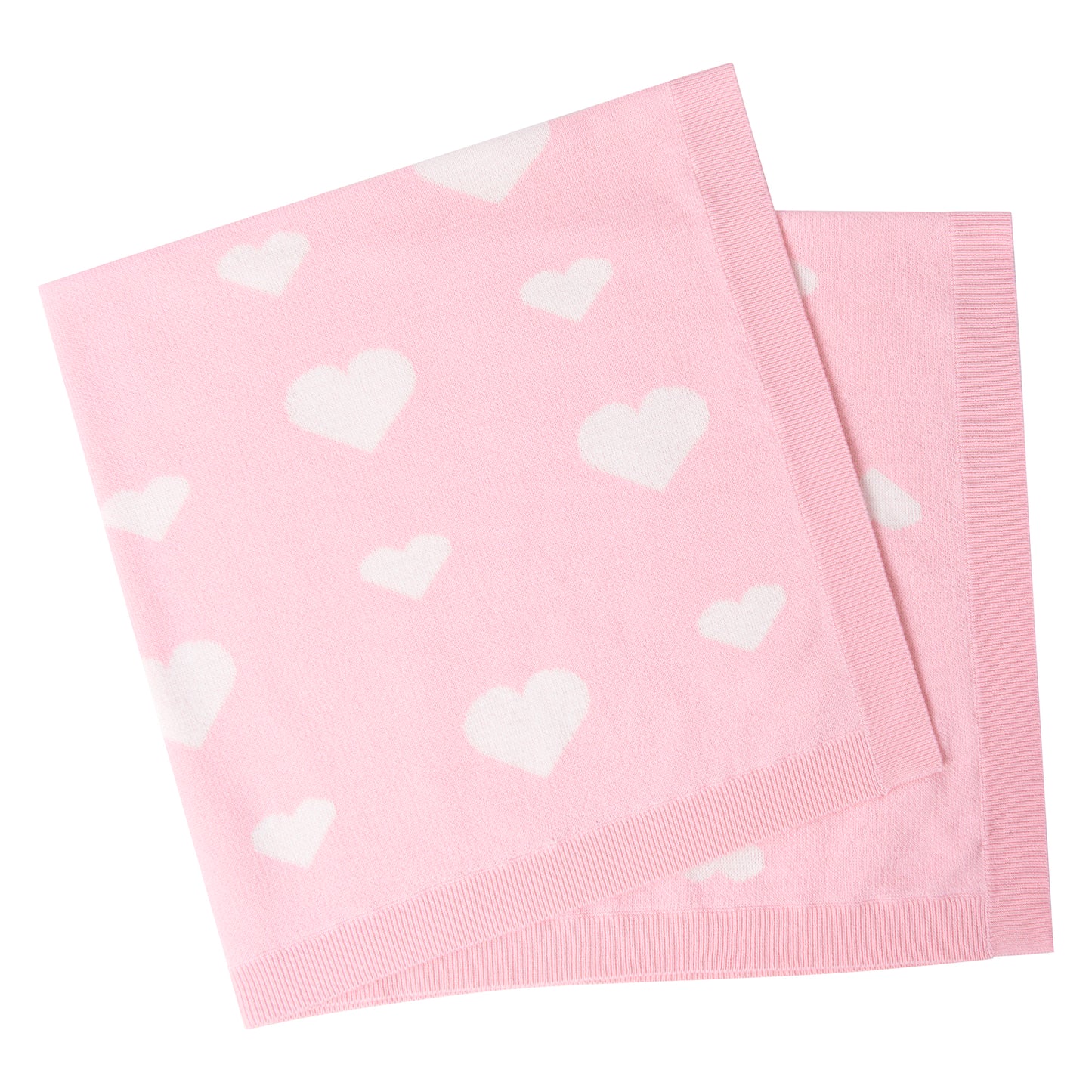 Heart Knit Blanket