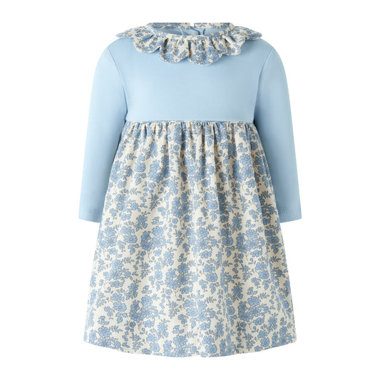 Floral Frill Collar Dress