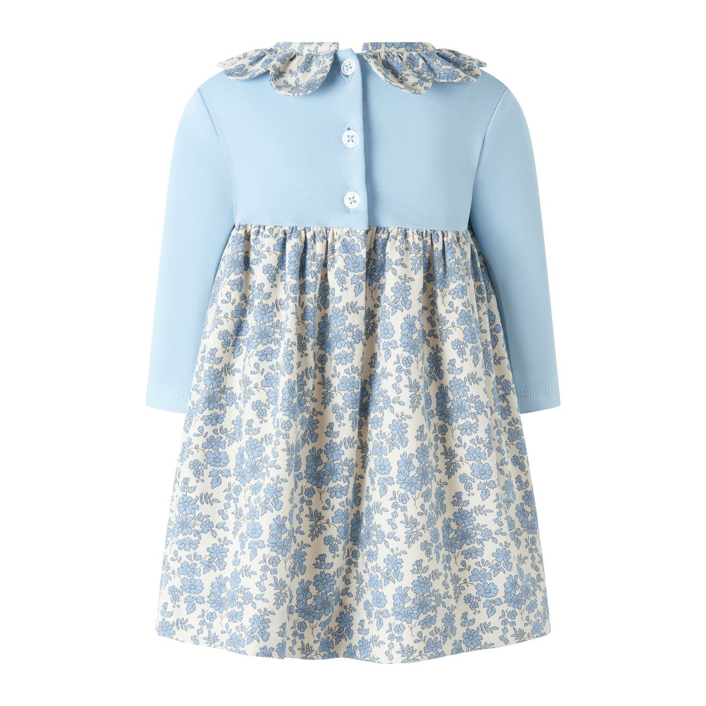 Floral Frill Collar Dress