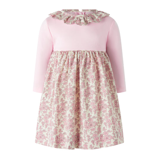 Floral Frill Collar Dress