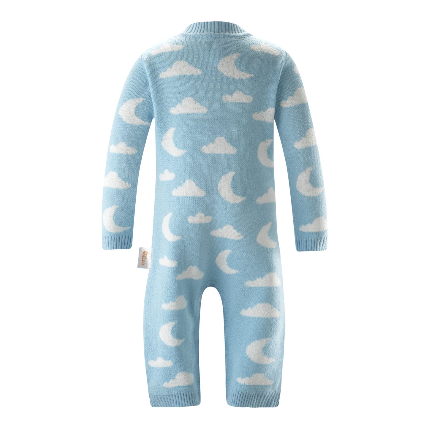 Cloud and Moon Knit Playsuit
