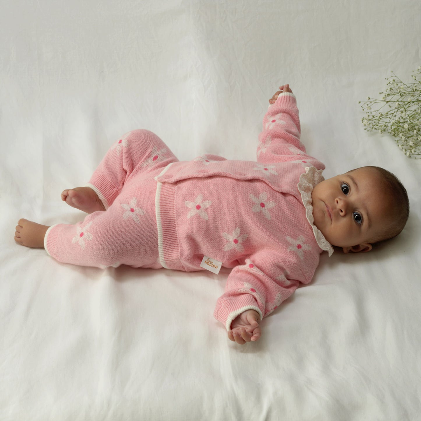 Daisy Knit Cardigan and Leggings Set