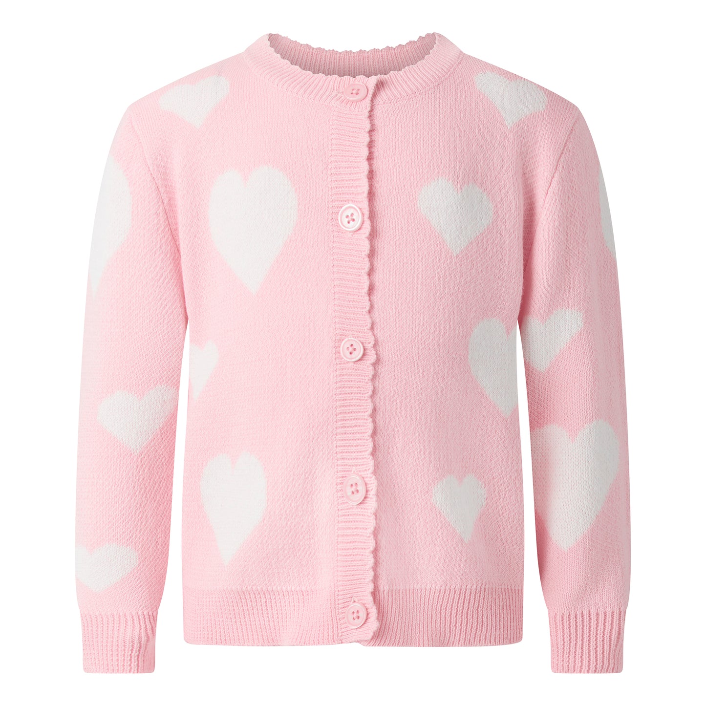 Heart Knit Cardigan & Leggings Set