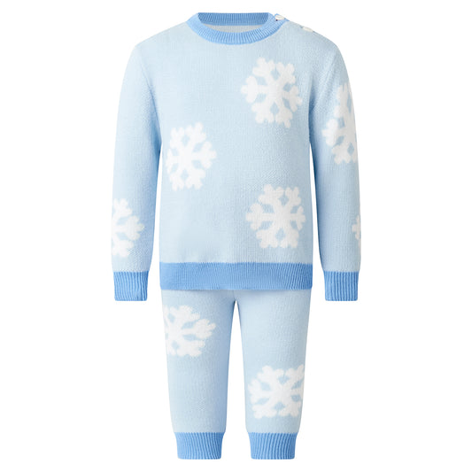 Snowflake Knit Sweater & Leggings Set