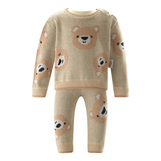Teddy Knit Sweater and Leggings Set