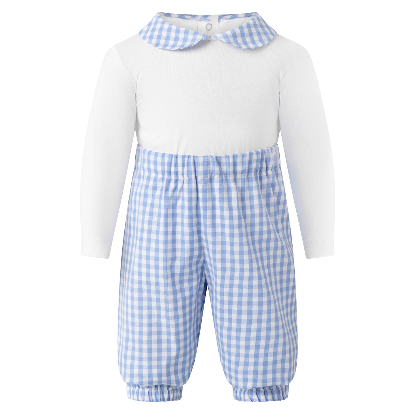 Gingham Check Body and Trousers Set