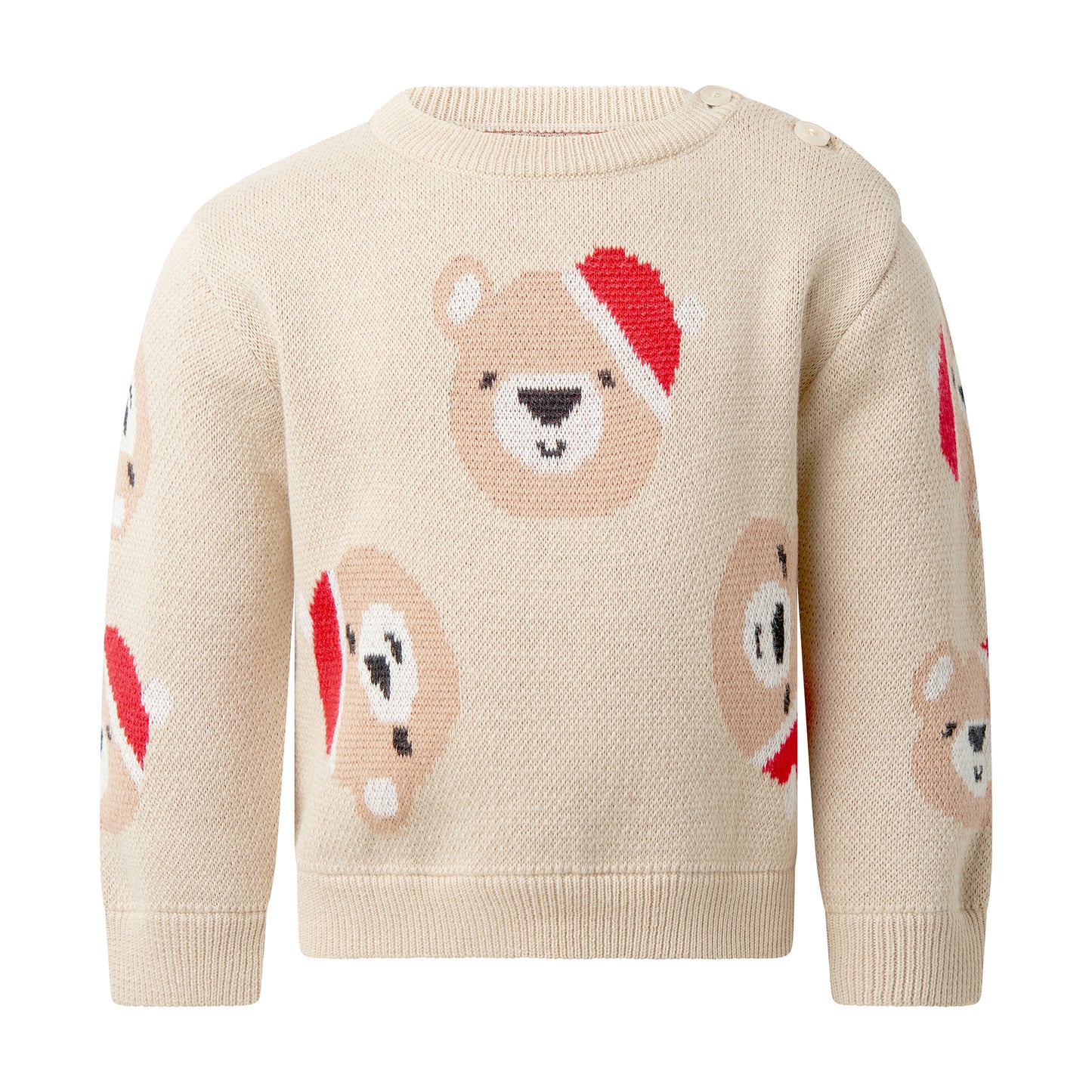 Santa Teddy Bear Sweater & Legging Set